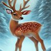 Winter Fawn Paint By Numbers