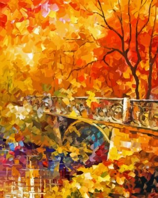 Aesthetic Fall Abstract Paint By Numbers