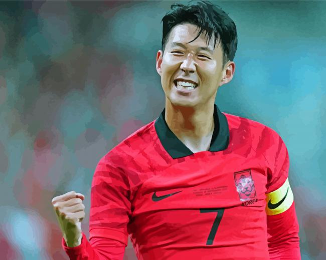 Heung Min Son Paint By Numbers