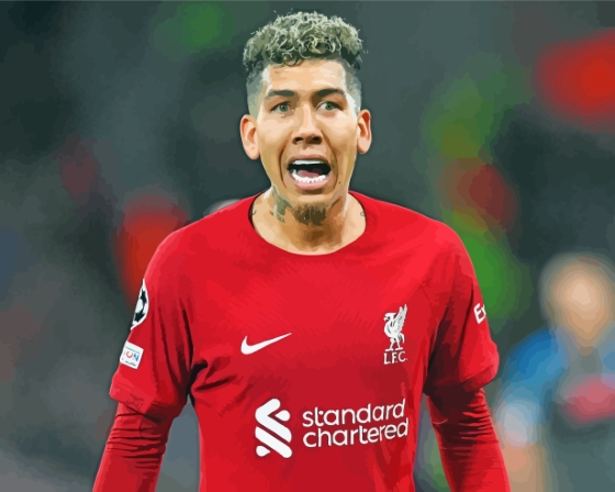 Aesthetic Roberto Firmino Paint By Numbers