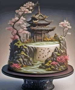 Asian Cake Paint By Numbers