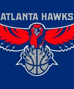 Atlanta Hawks Logo Paint By Numbers
