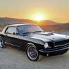 Black Ford Mustang 65 Paint By Numbers