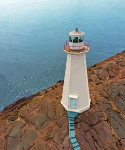 Canada Cape Spear Lighthouse Paint By Numbers