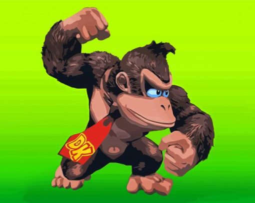 Donkey Kong Paint By Numbers