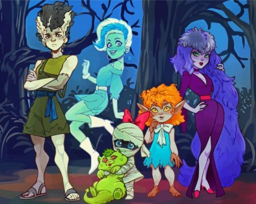 Scooby Doo And The Ghoul School Paint By Numbers