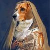 Cool Victorian Dog Paint By Numbers