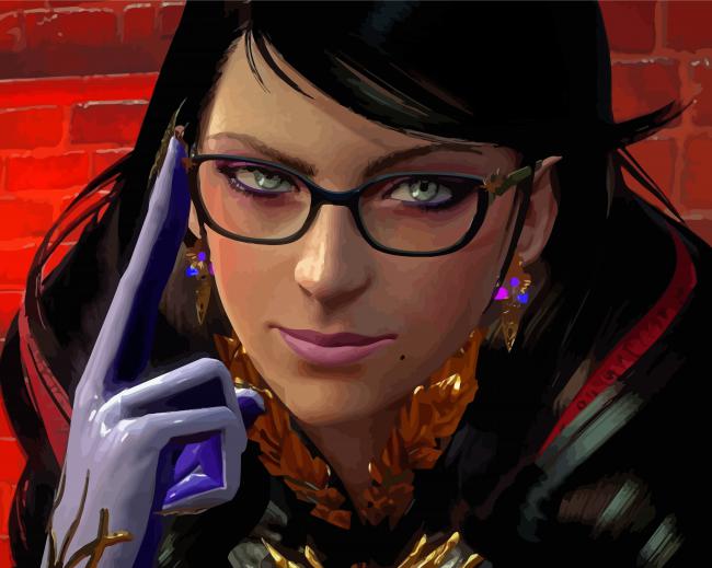 Cool Bayonetta Paint By Numbers