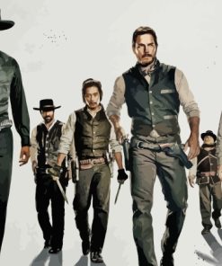 Magnificent Seven Movie Paint By Numbers