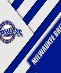 Milwaukee Brewers Baseball Team Logo Paint By Numbers