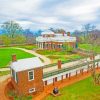 Monticello Buildings Paint By Numbers