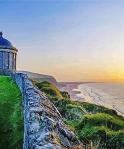 Mussenden Temple Northern Ireland Paint By Numbers