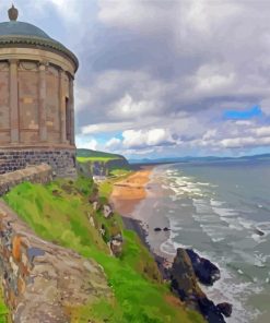 Mussenden Temple And Downhill Demesne Paint By Numbers