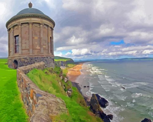 Mussenden Temple And Downhill Demesne Paint By Numbers