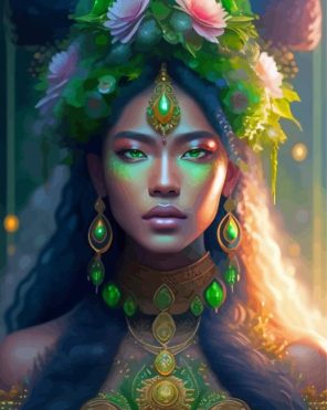 Nature Goddess Paint By Numbers