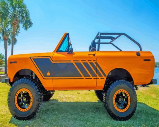 Orange International Scout Paint By Numbers