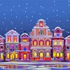 Snow Christmas Night Paint By Numbers