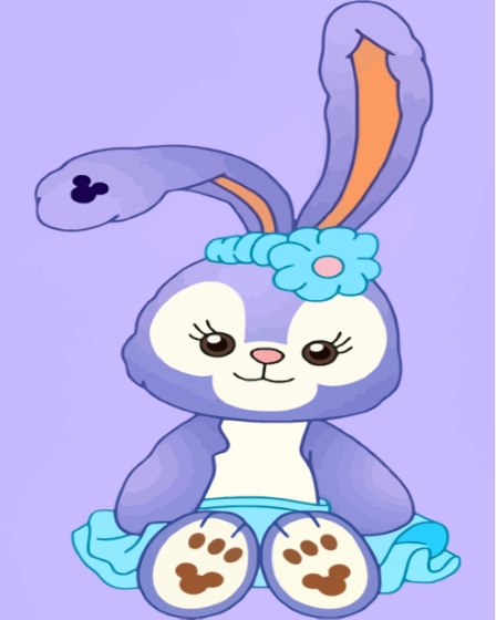 Stellalou Rabbit Paint By Numbers
