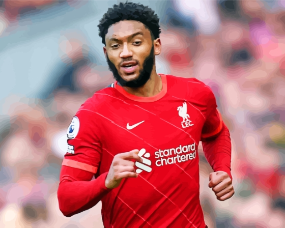 The Football Player Joe Gomez Paint By Numbers