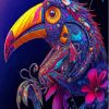 Tropical Bird Paint By Numbers