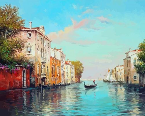 Venice Landscape House Paint By Numbers