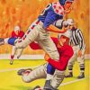 Vintage Football Paint By Numbers