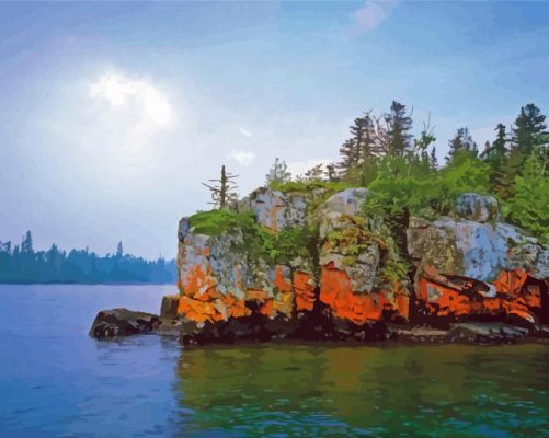 Nature In North Shore Minnesota Paint By Numbers