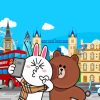 Brown And Cony In London Paint By Numbers