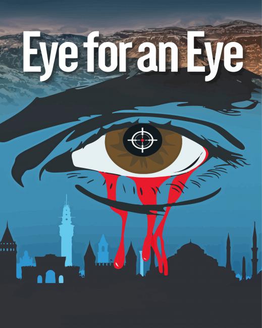 Eye For An Eye Poster Paint By Numbers