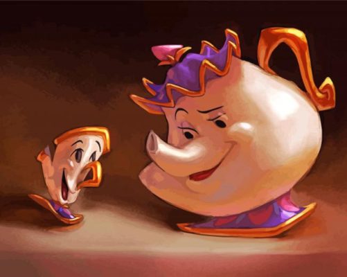 Mrs Potts Paint By Numbers