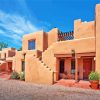 New Mexico Santa Fe Buildings Paint By Numbers