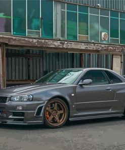Nissan Gtr R34 Paint By Numbers
