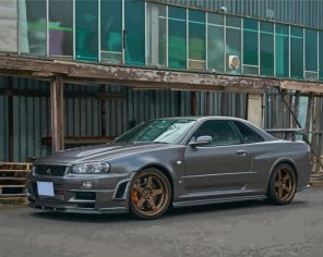 Nissan Gtr R34 Paint By Numbers
