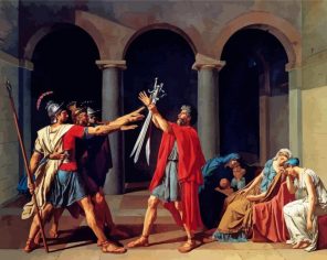 Oath Of The Horatii Jacques Louis David Paint By Numbers