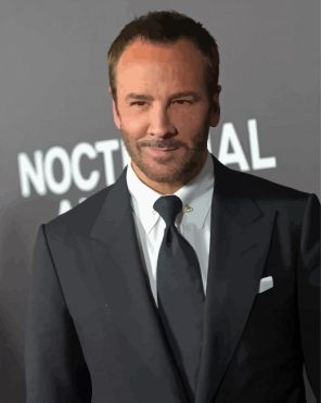 The Fashion Designer Tom Ford Paint By Numbers