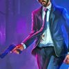 Aesthetic John Wick Dog Paint By Numbers