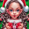 Christmas Elf Paint By Numbers