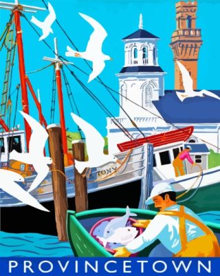 Cool Cape Cod Paint By Numbers