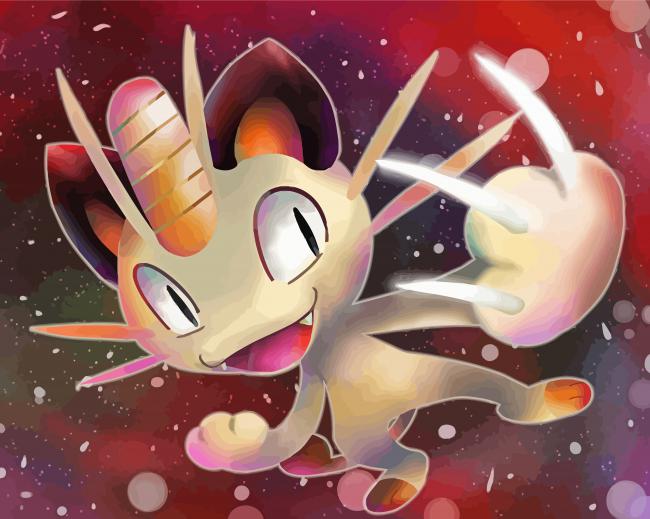 Meowth Paint By Numbers