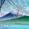 Snowy Mountain Hasui Kawase Paint By Numbers