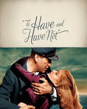 To Have And Have Not Romantic Film Poster Paint By Numbers