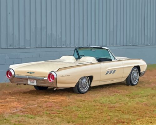 1963 Ford Thunderbird Painting by numbers 