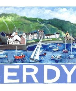 Aberdyfi Poster Painting by number