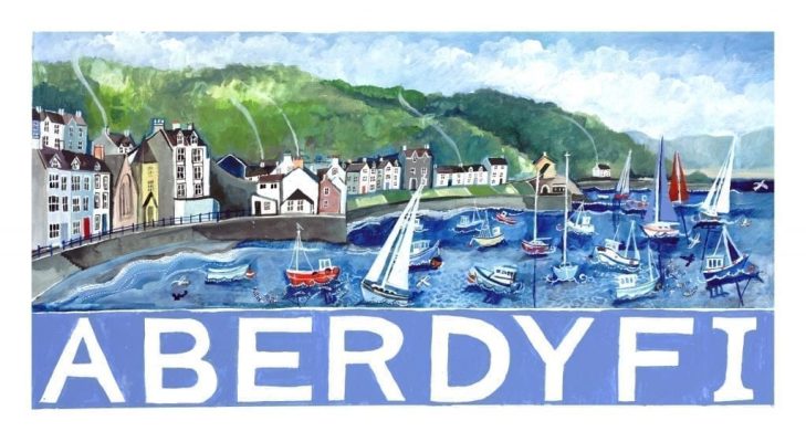 Aberdyfi Poster Painting by number