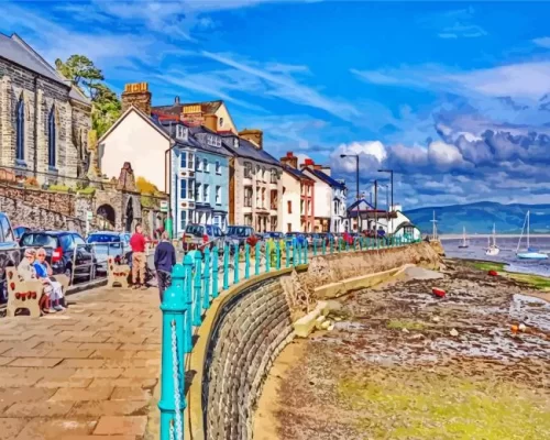 Aberdyfi Wales Painting by number