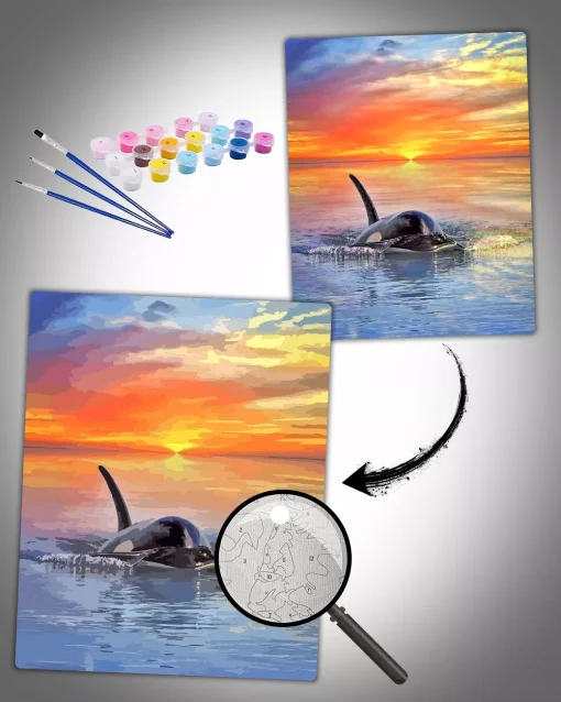 Custom Paint By Numbers​ Landscape