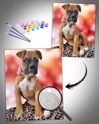 Custom Painting By Numbers​ Pets